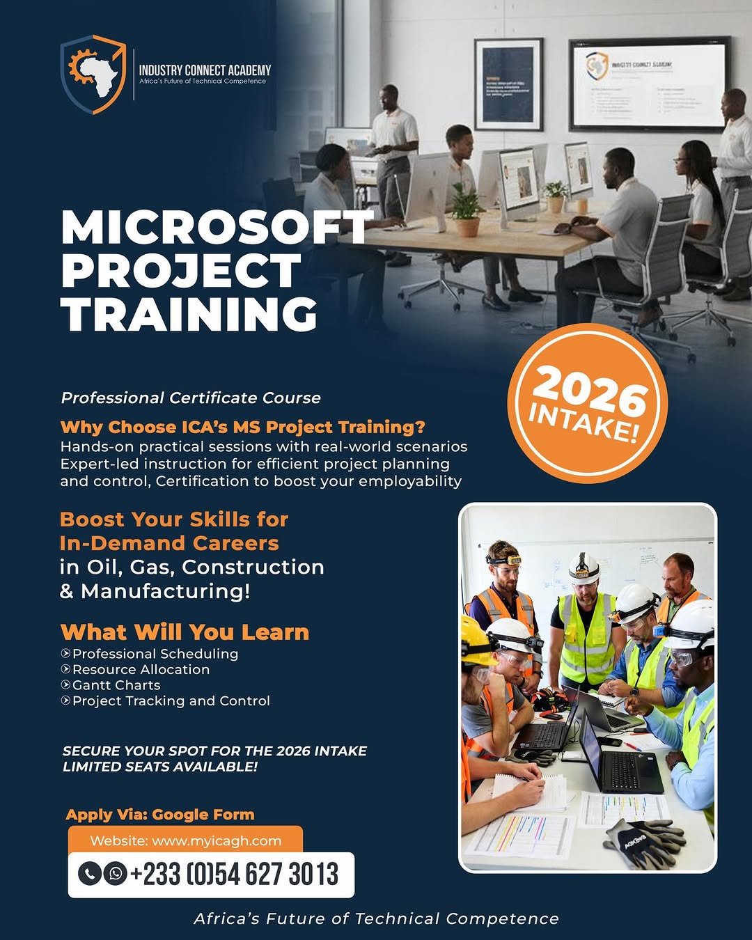 Professional Microsoft Project (MS Project) Training Program